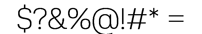 Acumin Variable Regular Font OTHER CHARS