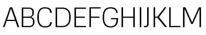 Acumin Variable Regular Font UPPERCASE