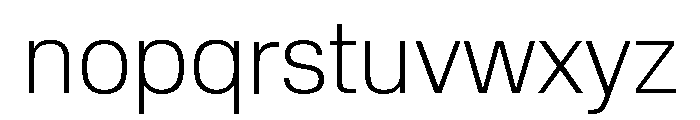 Acumin Variable Regular Font LOWERCASE