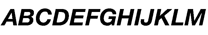 Acumin Wide Bold Italic Font UPPERCASE