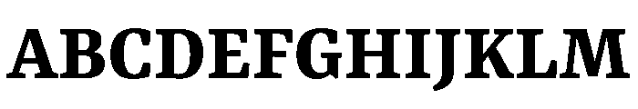 Acumin Wide Bold Font UPPERCASE