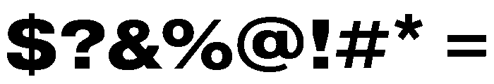 Acumin Wide Extra Bold Font OTHER CHARS