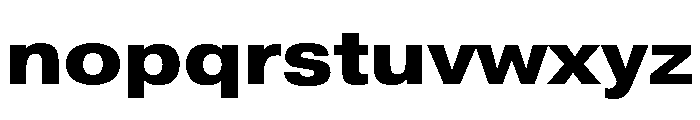 Acumin Wide Extra Bold Font LOWERCASE