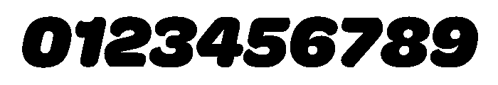 Acumin Wide Heavy Italic Font OTHER CHARS