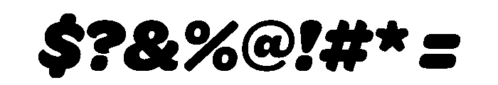 Acumin Wide Heavy Italic Font OTHER CHARS