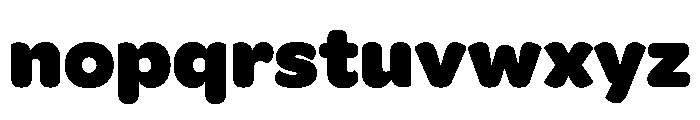 Acumin Wide Heavy Font LOWERCASE
