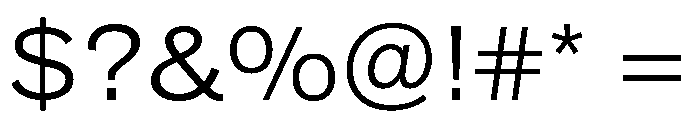 Acumin Wide Light Font OTHER CHARS