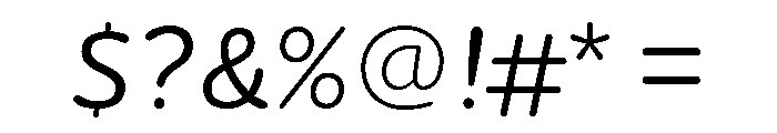 Acumin Wide Medium Italic Font OTHER CHARS