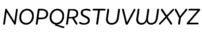Acumin Wide Medium Italic Font UPPERCASE