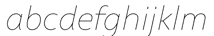 Acumin Wide Thin Italic FONT