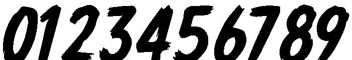 Academic Brush Font OTHER CHARS