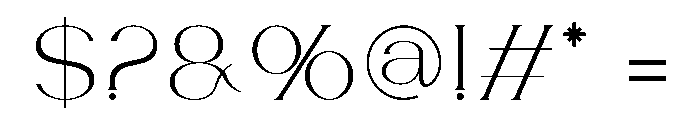 Acageto Font OTHER CHARS