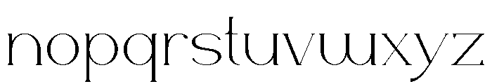 Acageto Font LOWERCASE