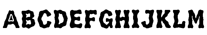 Acai Regular Font UPPERCASE