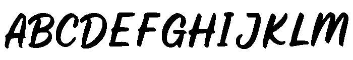 Accent Font UPPERCASE