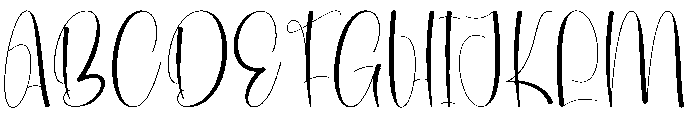 Accounting Font UPPERCASE