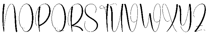 Accounting Font UPPERCASE