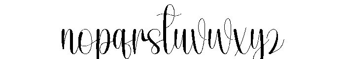 Accounting Font LOWERCASE