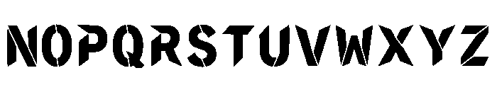Accra Regular Font UPPERCASE