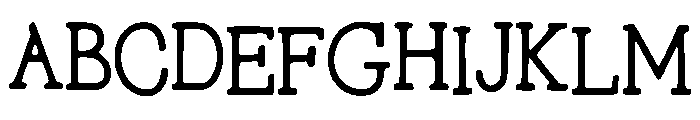 Acen Font UPPERCASE