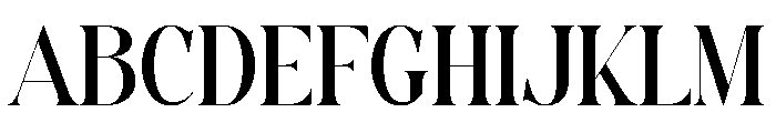 Acheri Font UPPERCASE