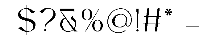 Acheria Font OTHER CHARS