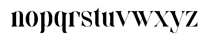 Acheri Font LOWERCASE