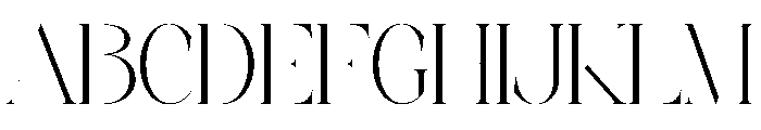 Achetta Font UPPERCASE