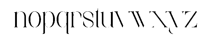 Achetta Font LOWERCASE
