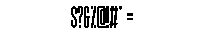 Achieve Regular Font OTHER CHARS