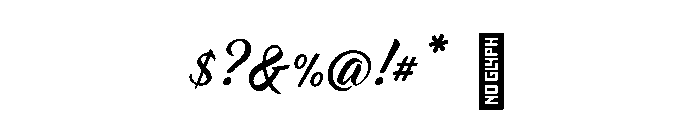 Achievement Regular Font OTHER CHARS