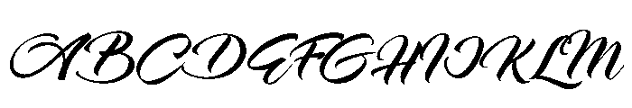 Achievement Regular Font UPPERCASE