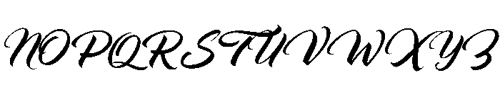 Achievement Regular Font UPPERCASE