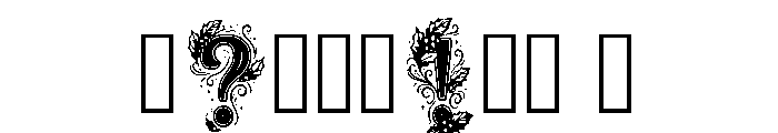 Aconite Regular Font OTHER CHARS