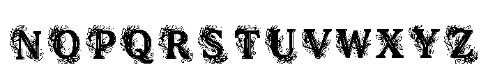 Aconite Regular Font UPPERCASE