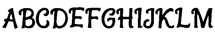 Acoustic_Guitar Font UPPERCASE