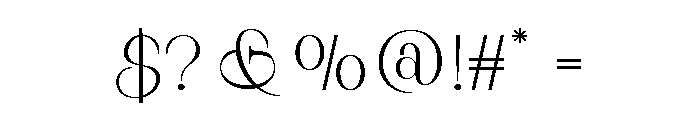 Acreme Bloom Regular Font OTHER CHARS