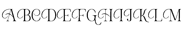 Acreme Bloom Regular Font UPPERCASE