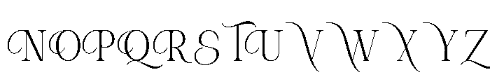 Acreme Bloom Regular Font UPPERCASE