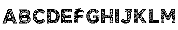 Actea Regular Font UPPERCASE
