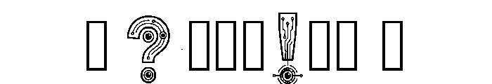 Actin Regular Font OTHER CHARS