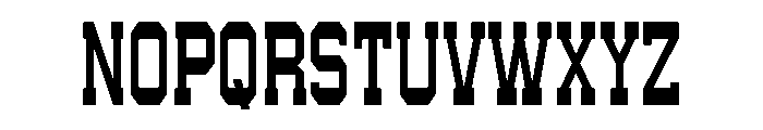 Action Cowboy Regular Font UPPERCASE