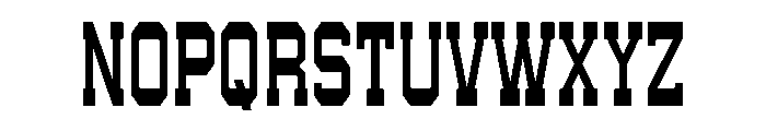 Action Cowboy Regular Font LOWERCASE