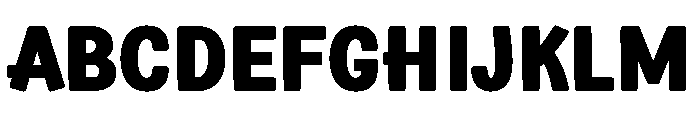 Action Figure Font UPPERCASE