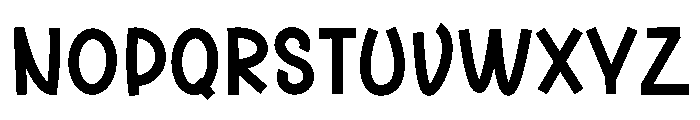 Actor Senior Font LOWERCASE