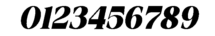 Actrist Stylish Black Italic Font OTHER CHARS