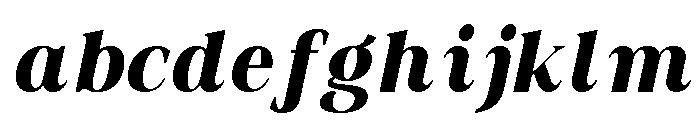 Actrist Stylish Black Italic FONT