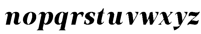Actrist Stylish Black Italic Font LOWERCASE
