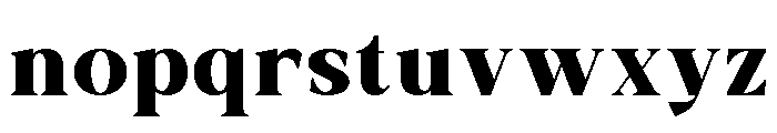 Actrist Stylish Black Font LOWERCASE