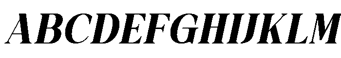 Actrist Stylish Bold Italic Font UPPERCASE